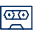 Cassette Tape 1 Icon from Cyber Line - Free Set