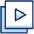 Filter Play Media Video Icon from Cyber Duotone - Free Set