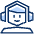 Headset User Icon from Cyber Duotone - Free Set