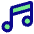 Music Note 2 Icon from Core Pop - Free Set