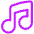Music Note 2 Icon from Plump Neon - Free Set