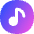 Music Note Circle Icon from Flex Gradient - Free Set