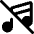 Music Note Off 2 Icon from Core Remix - Free Set