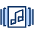 Music Playlist 1 Icon from Cyber Duotone - Free Set
