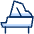 Piano 1 Icon from Cyber Duotone - Free Set