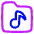 Play List Folder Icon from Plump Neon - Free Set