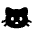 Download free Cat PNG, SVG vector icon from Solar Bold set.