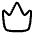 Crown Minimalistic Icon from Solar Linear Set