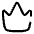 Crown Minimalistic Icon from Solar Broken Set | Free Download as SVG Vector and Transparent PNG | Streamline icons