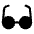 Glasses Icon from Solar Bold Set