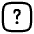 Download free Question Square PNG, SVG vector icon from Solar Linear set.