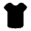 T Shirt Icon from Solar Bold Set