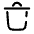 Trash Bin Minimalistic 2 Icon from Solar Broken Set