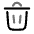 Trash Bin Minimalistic Icon from Solar Line Duotone Set