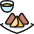 Exotic Food Samosa Icon from Ultimate Colors Set