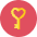 Heart Key Icon from Kameleon Colors - Free Set