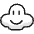 Video Game Mario Cloud Icon from Ultimate Colors Set | Free Download as SVG Vector and Transparent PNG | Streamline icons