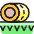 Farming Hay Icon from Ultimate Colors Set