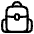 Backpack Icon from Plump Line Set | Free Download as SVG Vector and Transparent PNG | Streamline icons