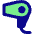 Hair Dryer Icon from Core Pop Set