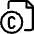 File Copyright C Icon from Ultimate Regular Set