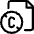File Copyright C 1 Icon from Ultimate Regular Set