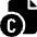 File Copyright C Icon from Ultimate Bold Set