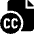 File Copyright Cc Icon from Ultimate Bold Set