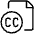 File Copyright Cc Icon from Ultimate Light Set