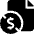 File Copyright Dollar Icon from Ultimate Bold Set