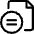 File Copyright Equal Icon from Ultimate Regular Set