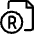 File Copyright R Icon from Ultimate Regular Set
