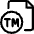 File Copyright Tm Icon from Ultimate Regular Set