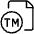 File Copyright Tm Icon from Ultimate Light Set