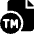 File Copyright Tm Icon from Ultimate Bold Set