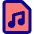 Audio File Icon from Core Pop Set
