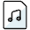 Audio File Icon from Ultimate Colors - Free Set