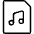 Audio File Icon from Ultimate Light - Free Set