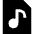 Audio File Icon from Sharp Solid Set