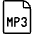 Audio File Mp 3 Icon from Ultimate Light - Free Set