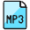 Audio File Mp3 Icon from Ultimate Colors - Free Set
