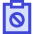 Clipboard Block Icon from Sharp Duo Set