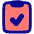 Clipboard Check Icon from Plump Pop Set