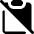 Clipboard Content Paste Off Icon from Core Remix Set