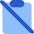 Clipboard Content Paste Off Icon from Core Flat Set
