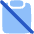Clipboard Content Paste Off Icon from Plump Flat Set