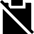 Clipboard Content Paste Off Icon from Sharp Solid Set
