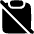 Clipboard Content Paste Off Icon from Plump Solid Set