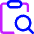 Clipboard Content Paste Search Icon from Core Neon Set