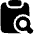 Clipboard Content Paste Search Icon from Plump Solid Set